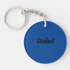 Student Anpassningsbar text namn akryl Keychain