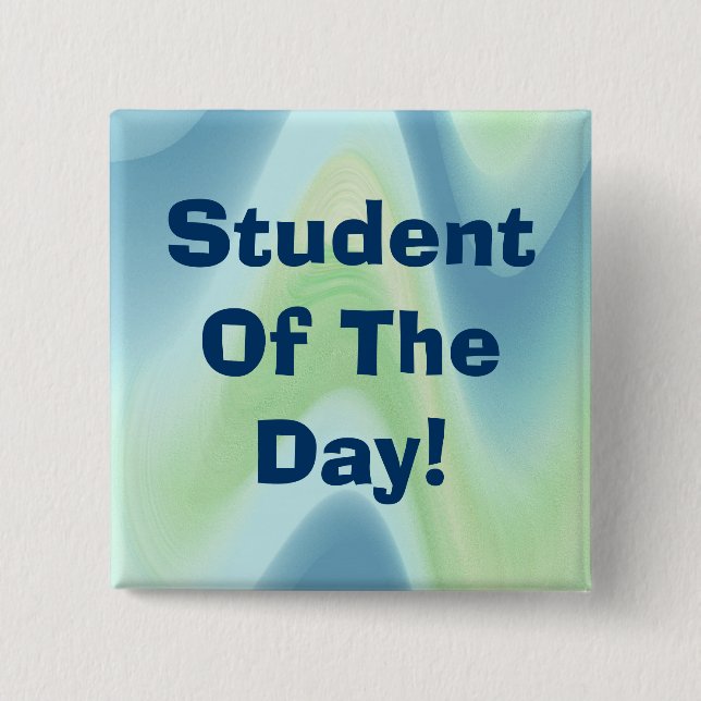Student av dagen! Abstrakt 010 Knapp (Framsida)