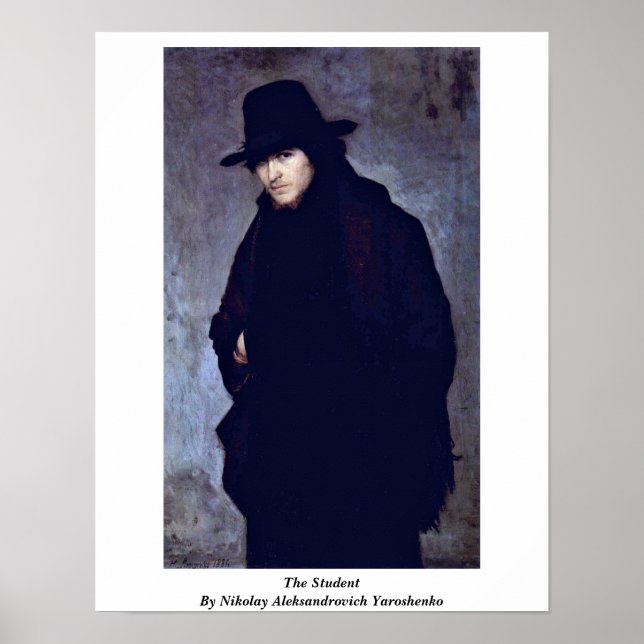 Student av Nikolay Aleksandrovich Yaroshenko Poster (Framsidan)