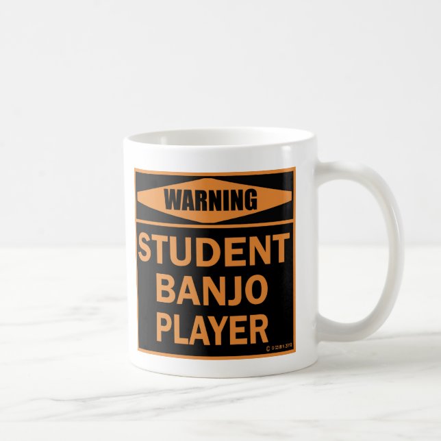 Student Banjo Player Coffee Mugg (Höger)