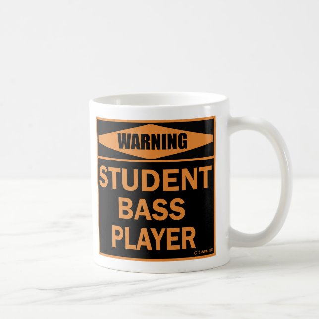 Student Bass Player-kaffe Mugg (Höger)