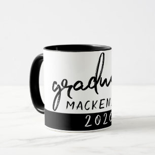 Student Black Script Klassiskt nyckelnamn med år Mugg