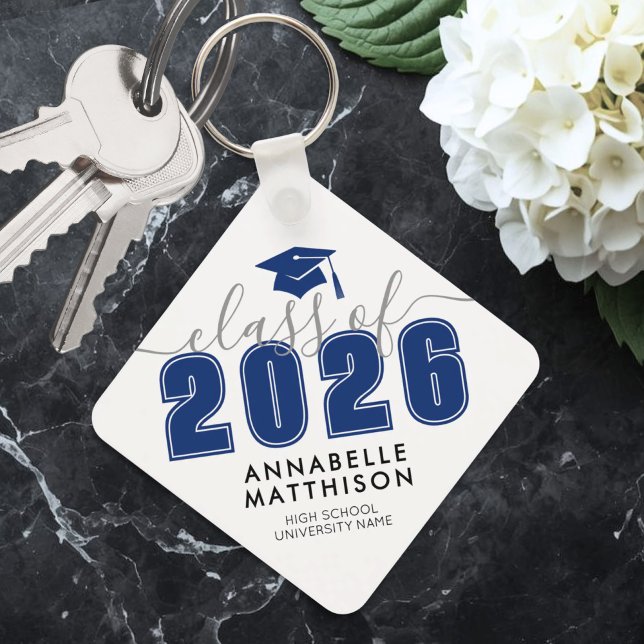 Student Blue Studenten Nyckelring (Graduate Blue Graduation keychain)