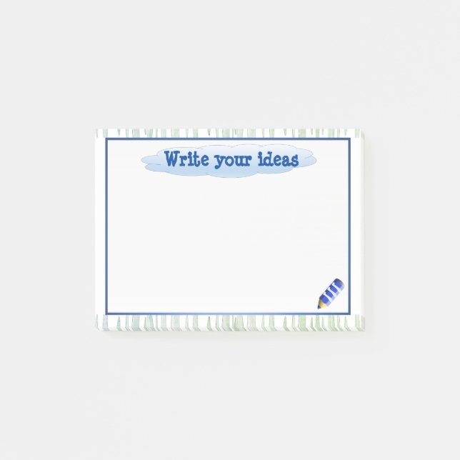 Student Brainstorming och Formel Post IT-antecknin Post-it Block (Framsida)