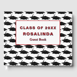 Student Cap Studenten Senior Class Anpassningsbar Gästböcker