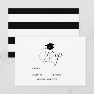 Student Cap Studentfest Typography OSA Inbjudningar