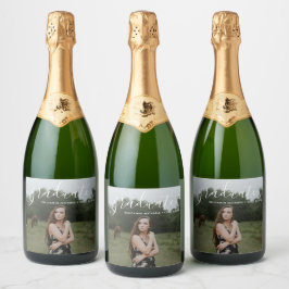 Student Champagne Photo Anpassningsbar