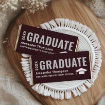 Student Chocolate Brown Anpassningsbar Studenten