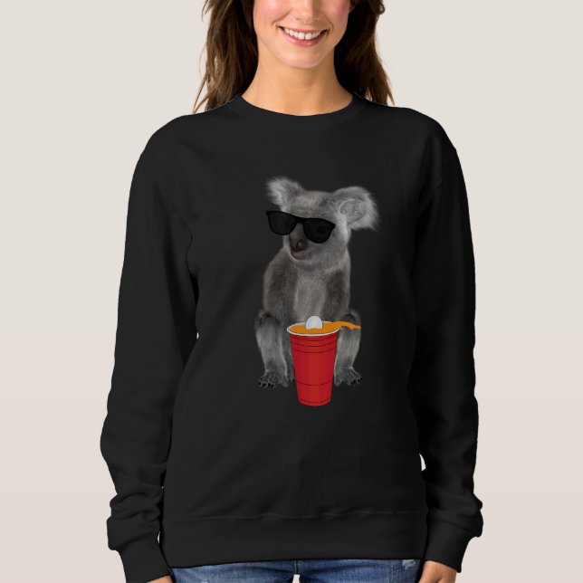 Student College Beer Pong Red Cup Party Pun Beer T Shirt (Framsida)