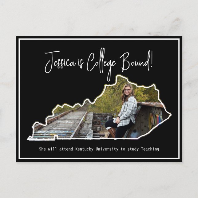 Student College Bound Kentucky Vykort (Framsida)