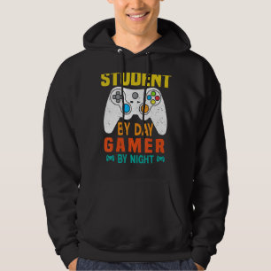 Student efter dagspelsspelare efter nattnummer för hoodie