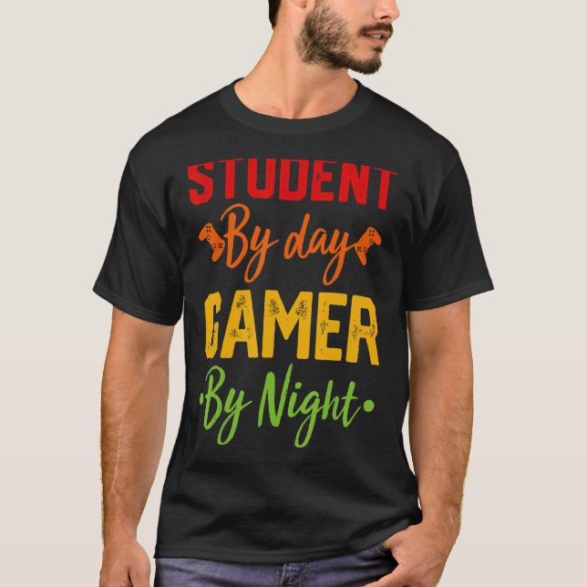 Student efter dagspelsspelare efter Vintagens natt T Shirt (Framsida)