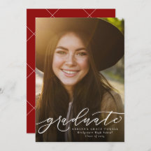 Student enkla röda lodrät studenten