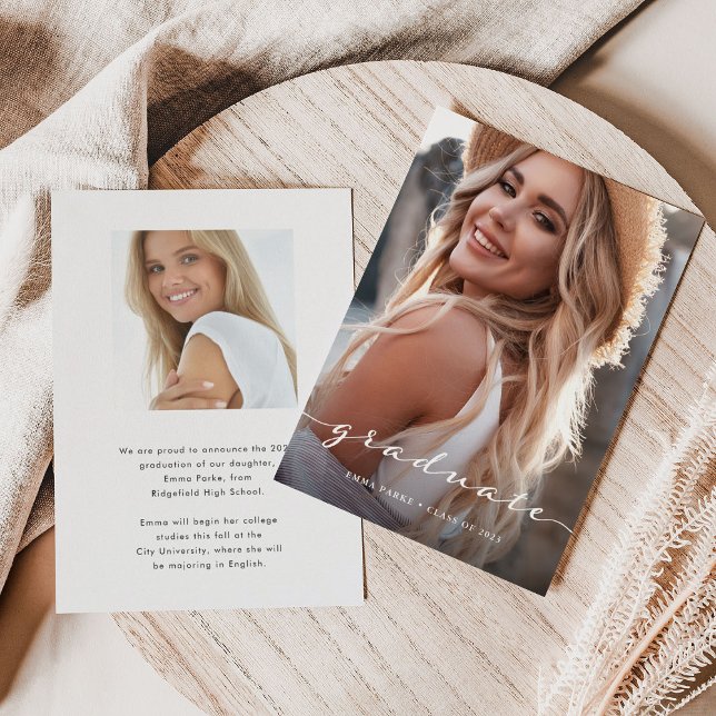 Student | Fintvätt av skript och två foton Meddelande (Skapare uppladdad)