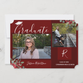 Student Flowers and Squares Script Vin Meddelande