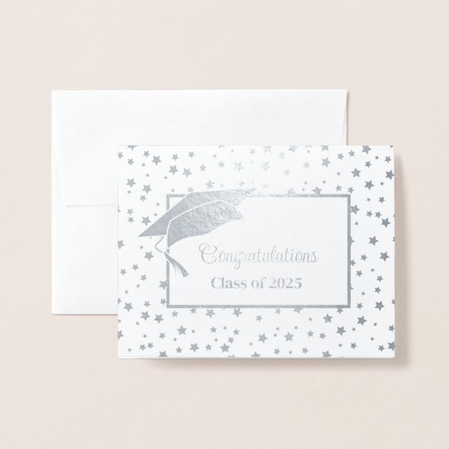 Student Folierat Kort (Framsida med kuvert)
