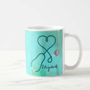 Student för doktor för Monogramlegitimerad Kaffemugg
