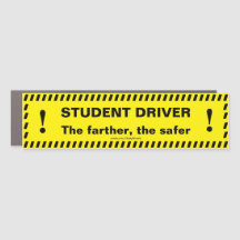 STUDENT Fören Biltillbehör Magnet Humor