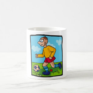 Student Fotbollsspelare Sport Kaffe Mugg