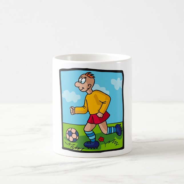 Student Fotbollsspelare Sport Kaffe Mugg (Skapare uppladdad)