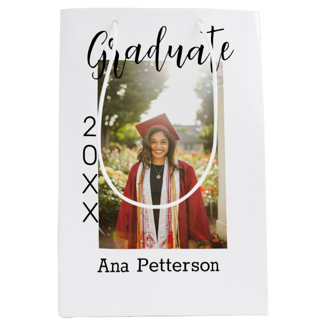 Student fotomodern klassisk tilläggsbild för namn (Framsidan)