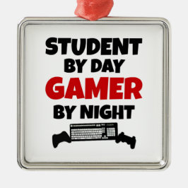 Student Gamer Julgransprydnad Metall