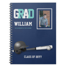 Student Gift - Personal Baseball Thed Journal