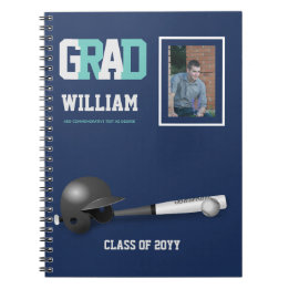 Student Gift - Personal Baseball Thed Journal Anteckningsbok