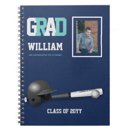 Student Gift - Personal Baseball Thed Journal Anteckningsbok