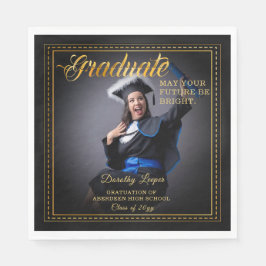 Student. Golden touch Brighten din framtid. Pappersservett