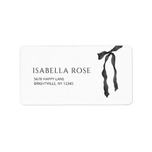 Student Grad Bow Studenten Mail Returadress Adressetikett