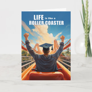 Student Grattiss Rollercoaster Funny Theme Kort