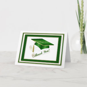 Student Grönt Tack Kort