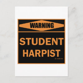 Student Harpist Vykort