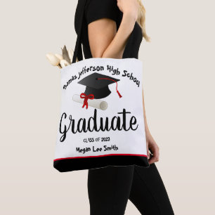 Student Hat Tassel & Rulla Tygkasse