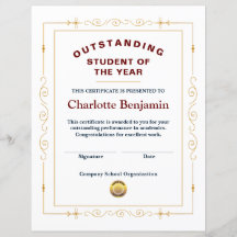 Student i Anpassningsbarna för årscertifikatet