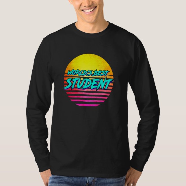 Student Idea Worlds Best Student T Shirt (Framsida)