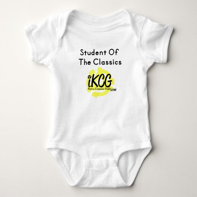 "Student iKCGRomper av för klassikerna" Tee Shirt (Framsida)