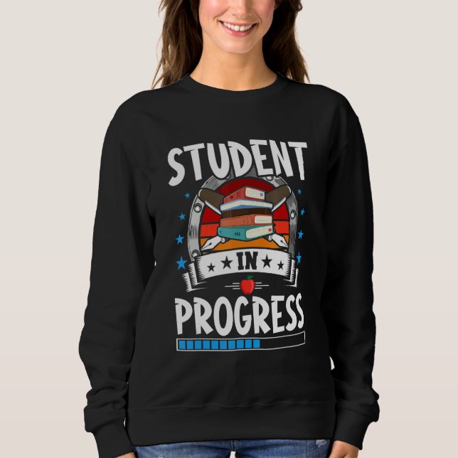 Student In Progress Trainee Student T Shirt (Framsida)