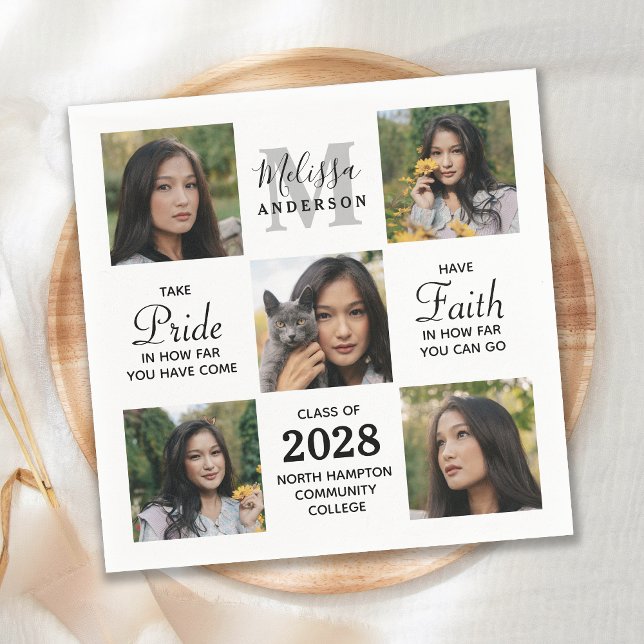 Student inspiration 5 Photo Collage Studenten Pappersservett (Skapare uppladdad)