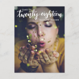 Student-klass 2018 | Spara datumfotot Vykort