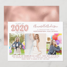 Student-klass 2020 Ro-ballongen Guld Studenten