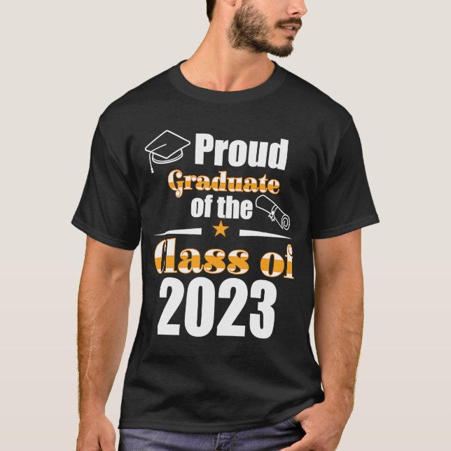 Student-klass 2023: Prodfamiljen Studenten T Shirt (Framsida)