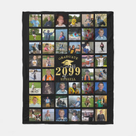 Student-klass År 44 för fotominnesunderhåll Fleecefilt