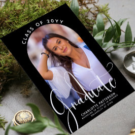 Student-klass för 2022 Studenten Arch-foto Inbjudningar