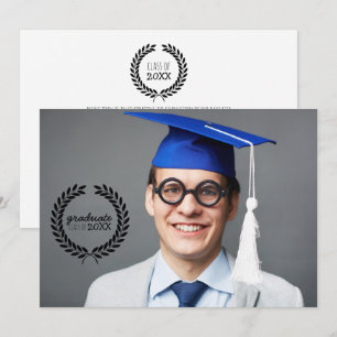 Student-klass för fotoinbjudningar inbjudningar