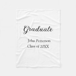 Student-klass på 20XX enkel minimal studenten m Fleecefilt