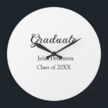 Student-klass på 20XX enkel minimal studenten m Stor Klocka<br><div class="desc">utformning</div>
