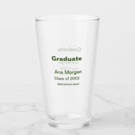 Student, lägg till namn, skolklass namn på 20XX en Glaskopp