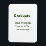 Student, lägg till namn, skolklass namn på 20XX en Magnet<br><div class="desc">utformning</div>